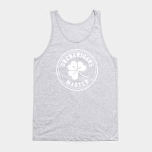 Shenanigans Master. Funny Saint Patricks Day Tank Top